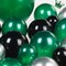Dark Green black Silver Graduations Balloon Garland Kit with cap diploma and explosion star foil balloons for class of 2026 Prom party decorations congratulations party ceremony decor